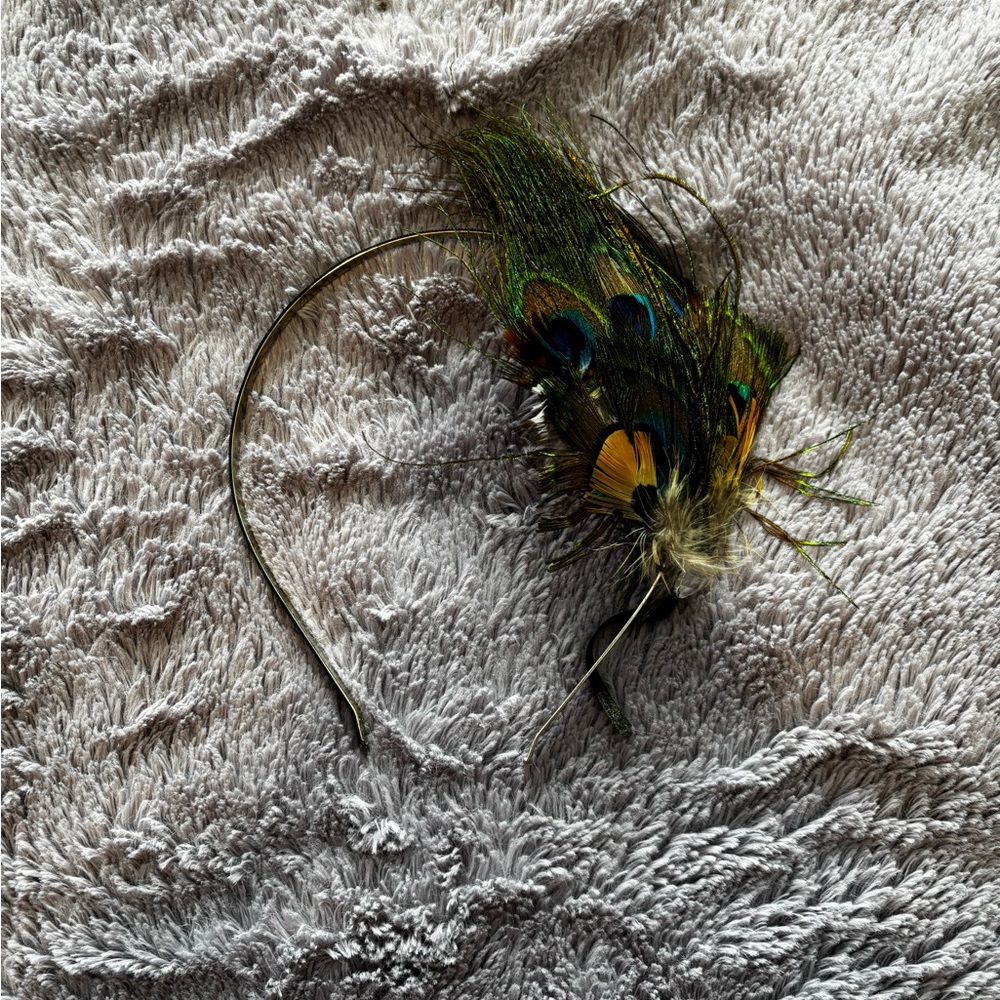 Peacock Feather Headband